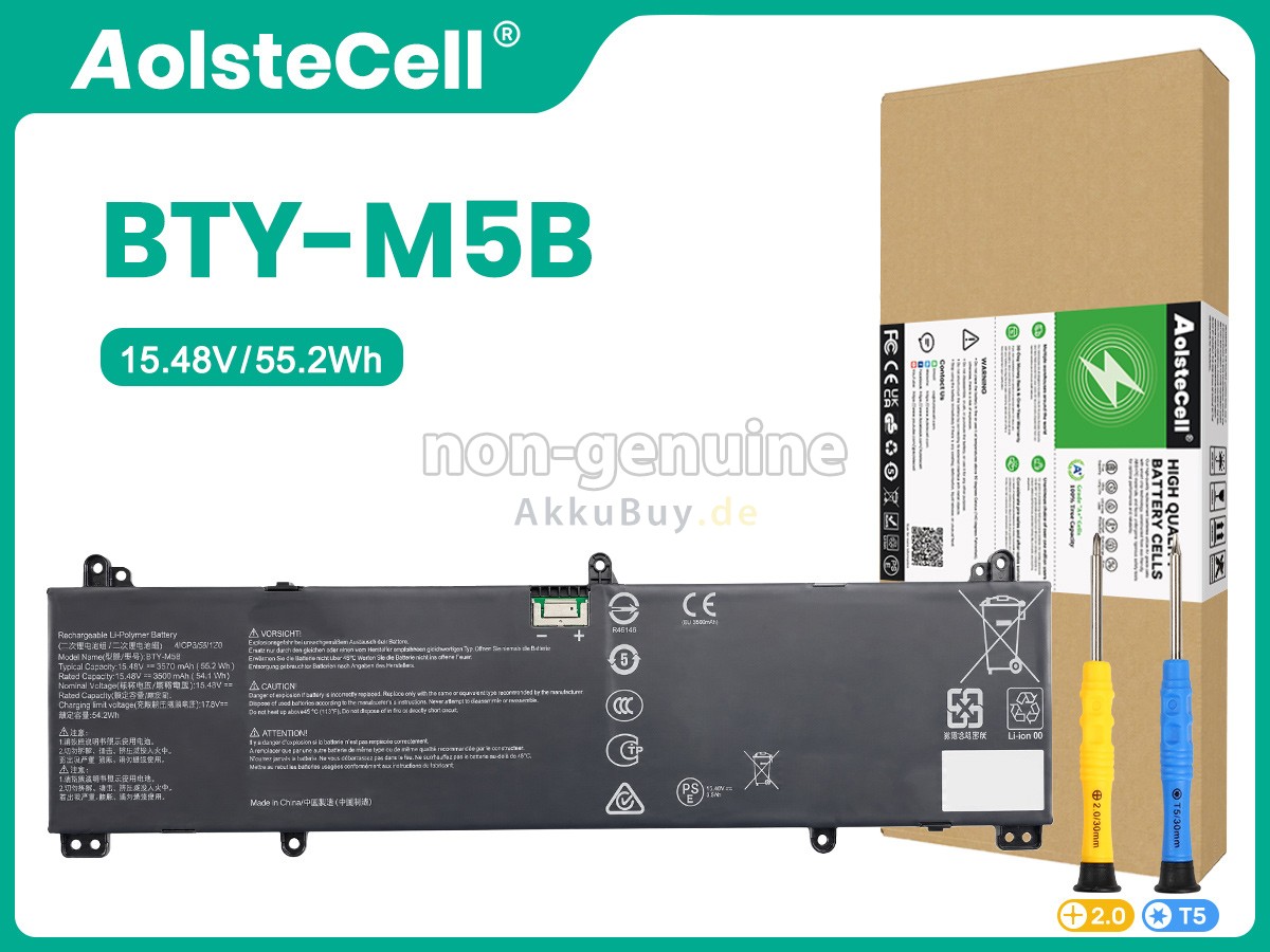 MSI VENTURE 16 AI A2HMTG Ersatzakku