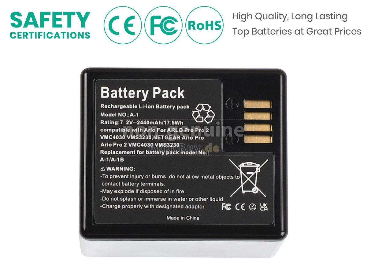 Netgear ARLO PRO Ersatzakku