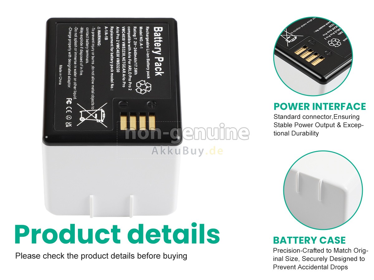 Netgear ARLO PRO Ersatzakku