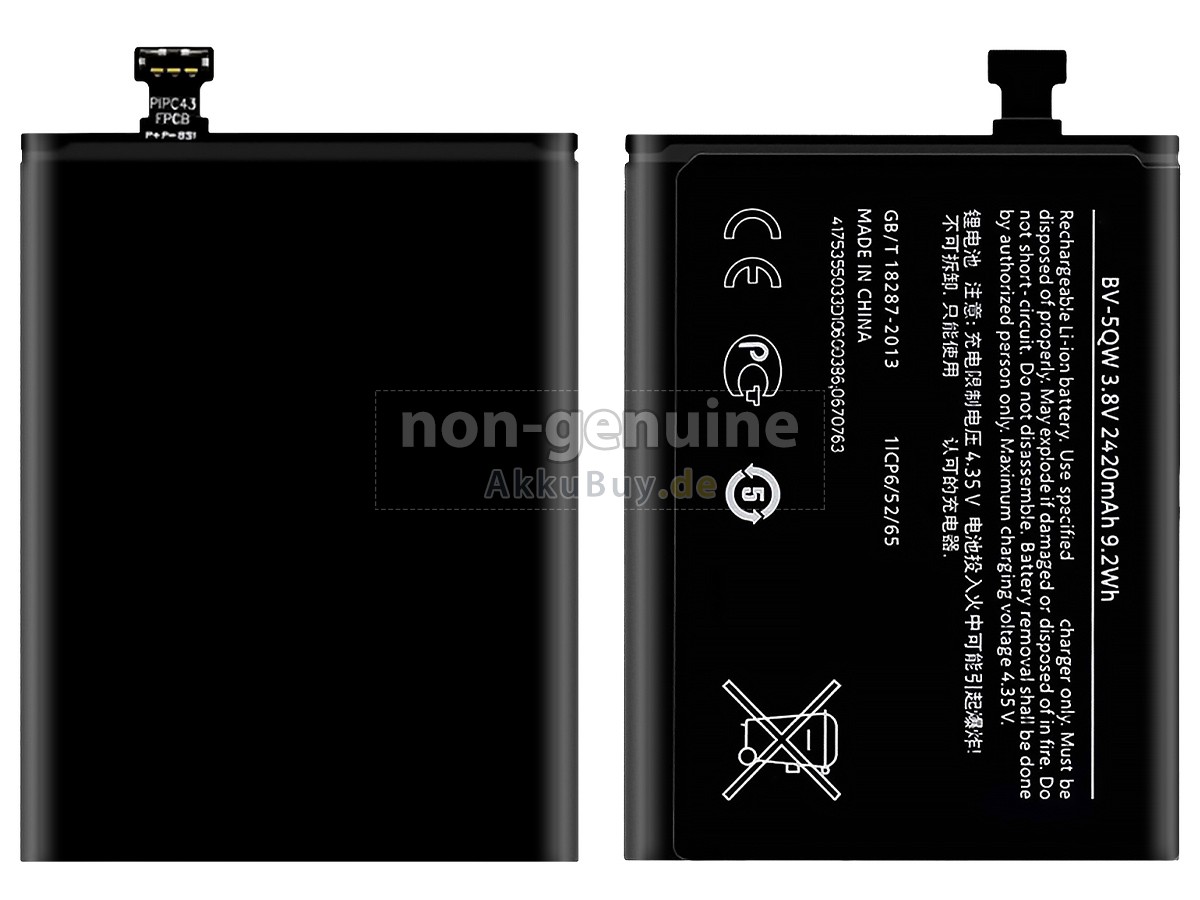 Nokia RM927 Ersatzakku