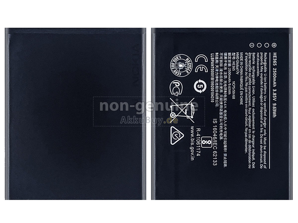 Nokia 1 PLUS Ersatzakku