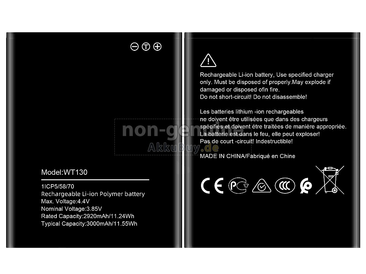 Nokia 1.3 Ersatzakku
