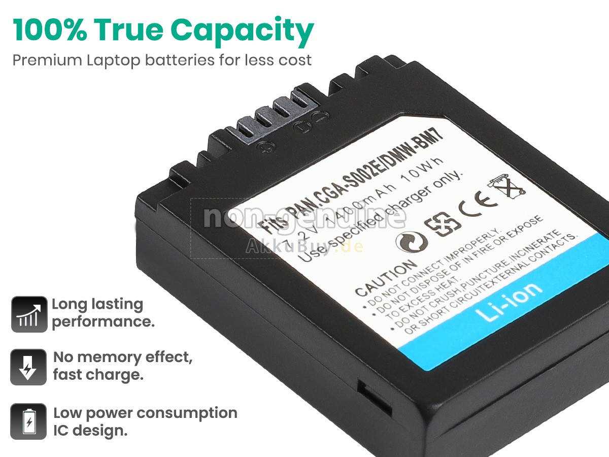 Panasonic CGR-S002E Ersatzakku