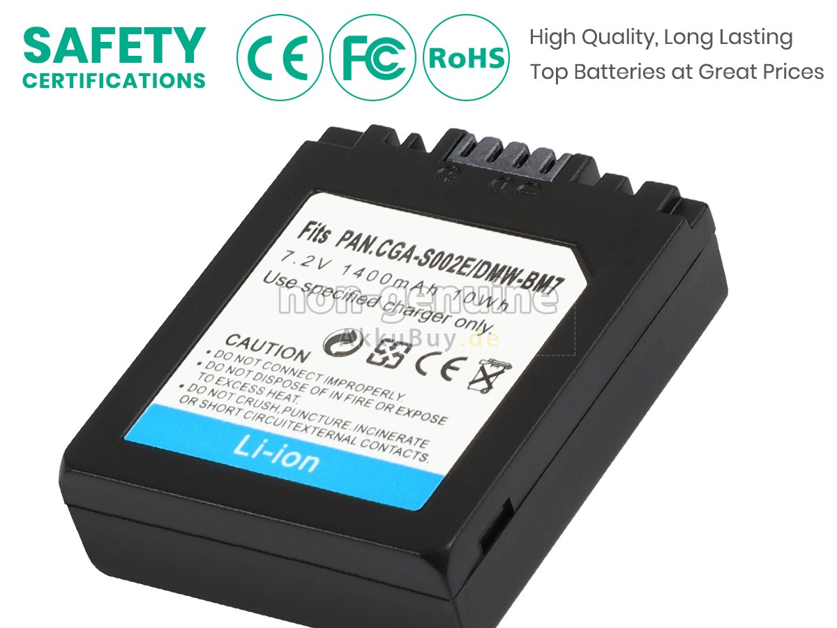 Panasonic CGR-S002E Ersatzakku