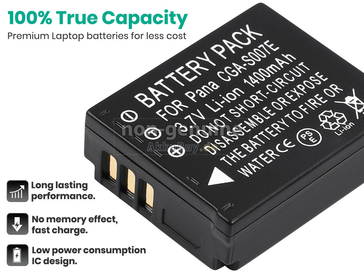 Panasonic DMC-TZ2 Ersatzakku