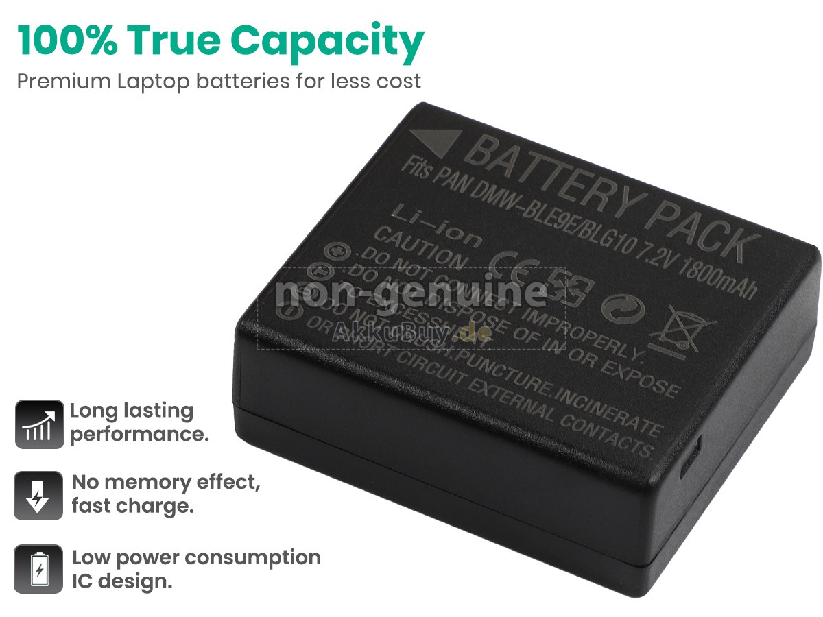 Panasonic DMCGF3W Ersatzakku