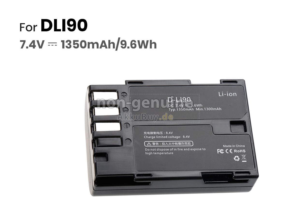 PENTAX D-LI90 Ersatzakku