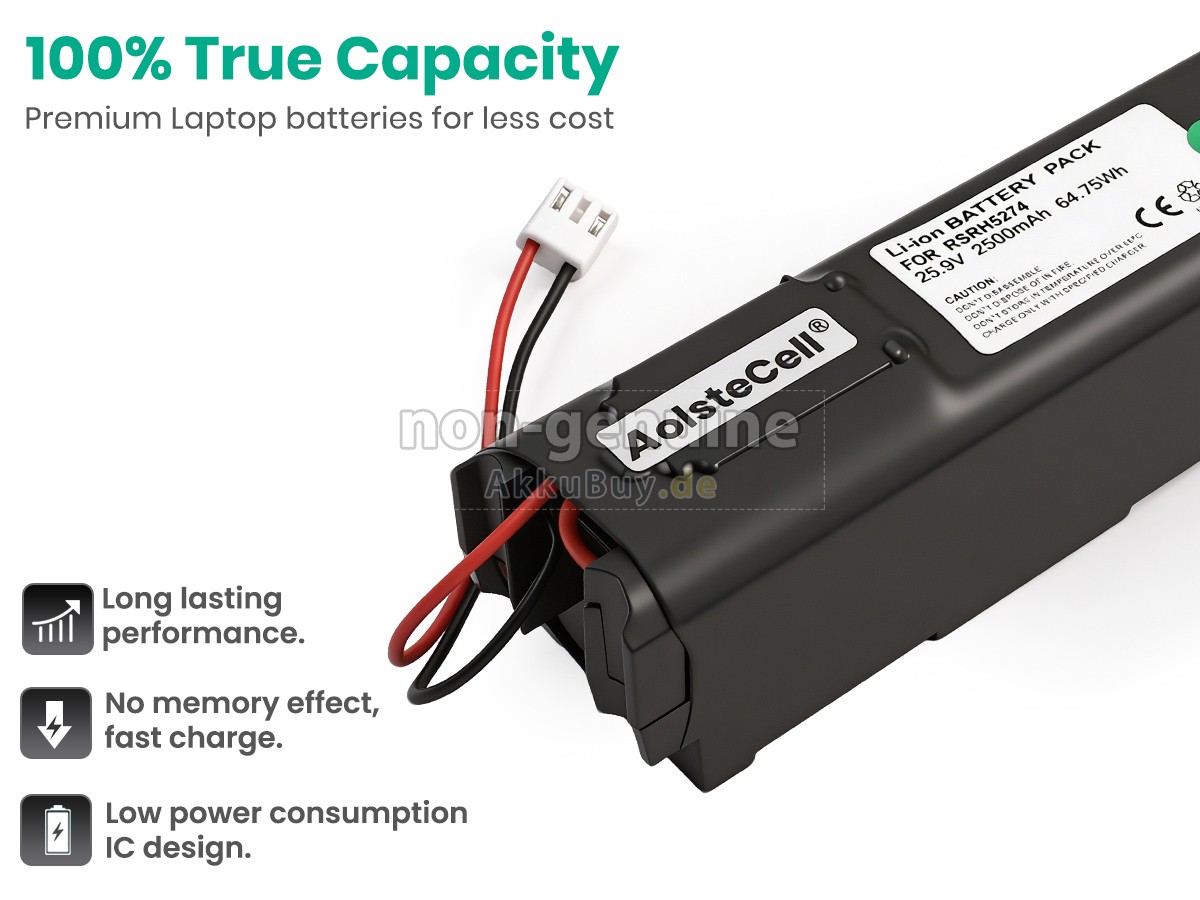 Rowenta RH8829WO-2D0-1316R-TYPE RH88 Ersatzakku