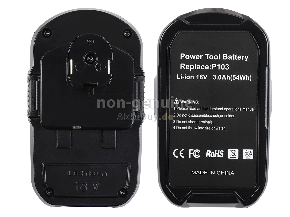 Ryobi P105 Ersatzakku