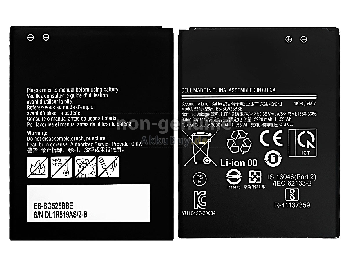 Samsung EB-BG525BBE Ersatzakku