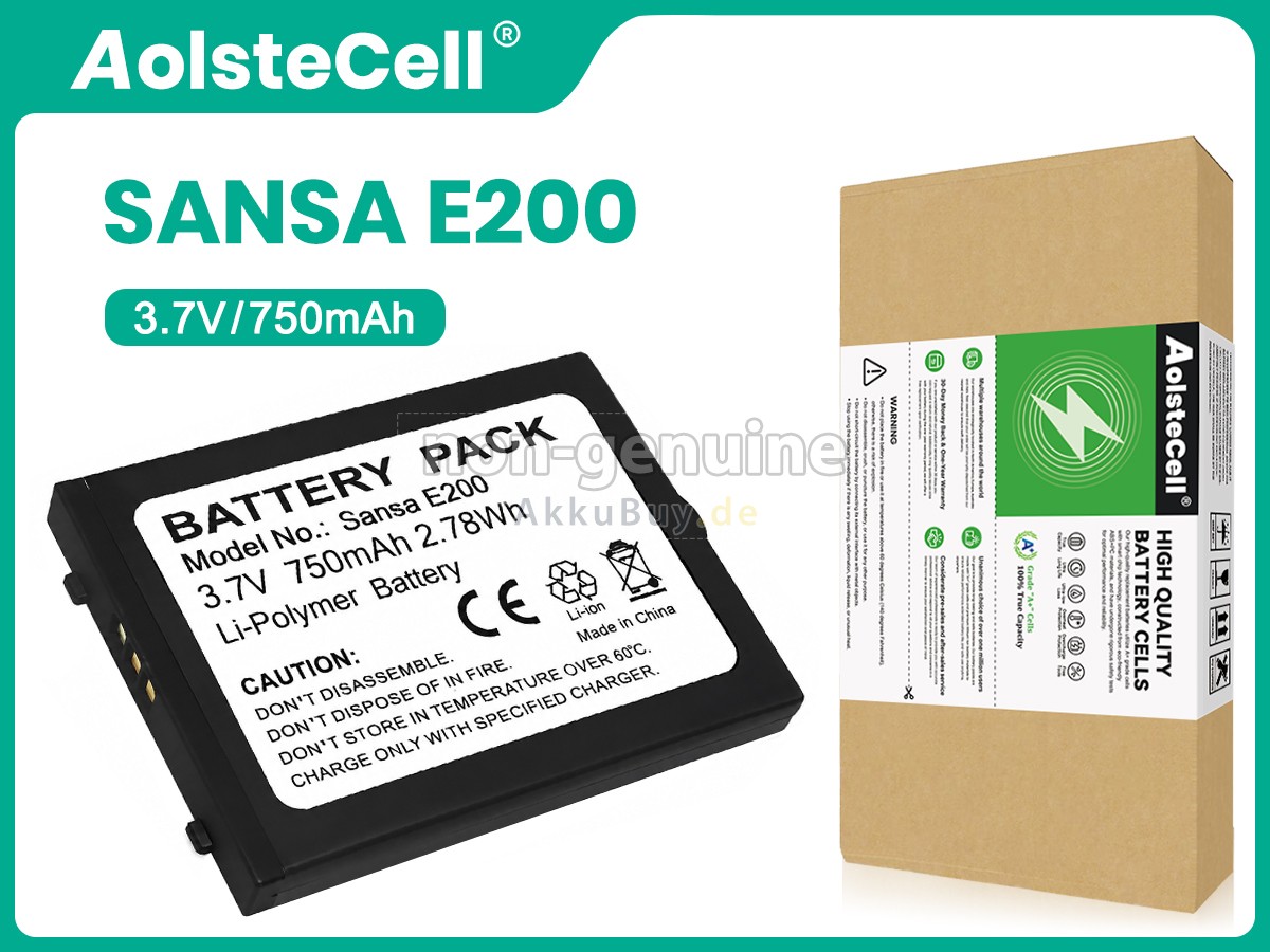 SanDisk SANSA E260R Ersatzakku
