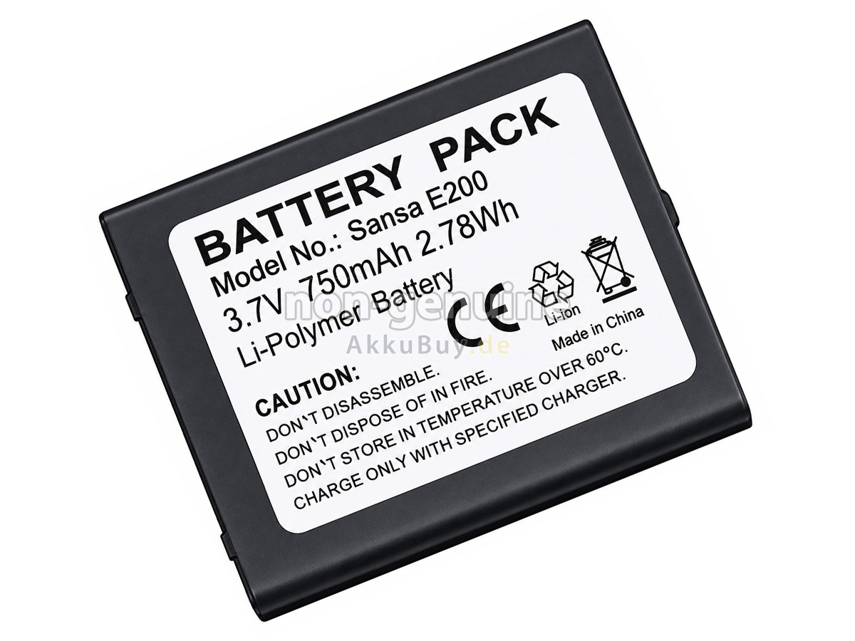 SanDisk SANSA E260R Ersatzakku