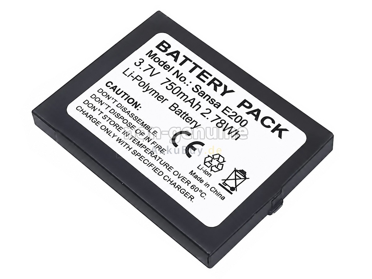 SanDisk SANSA E260R Ersatzakku