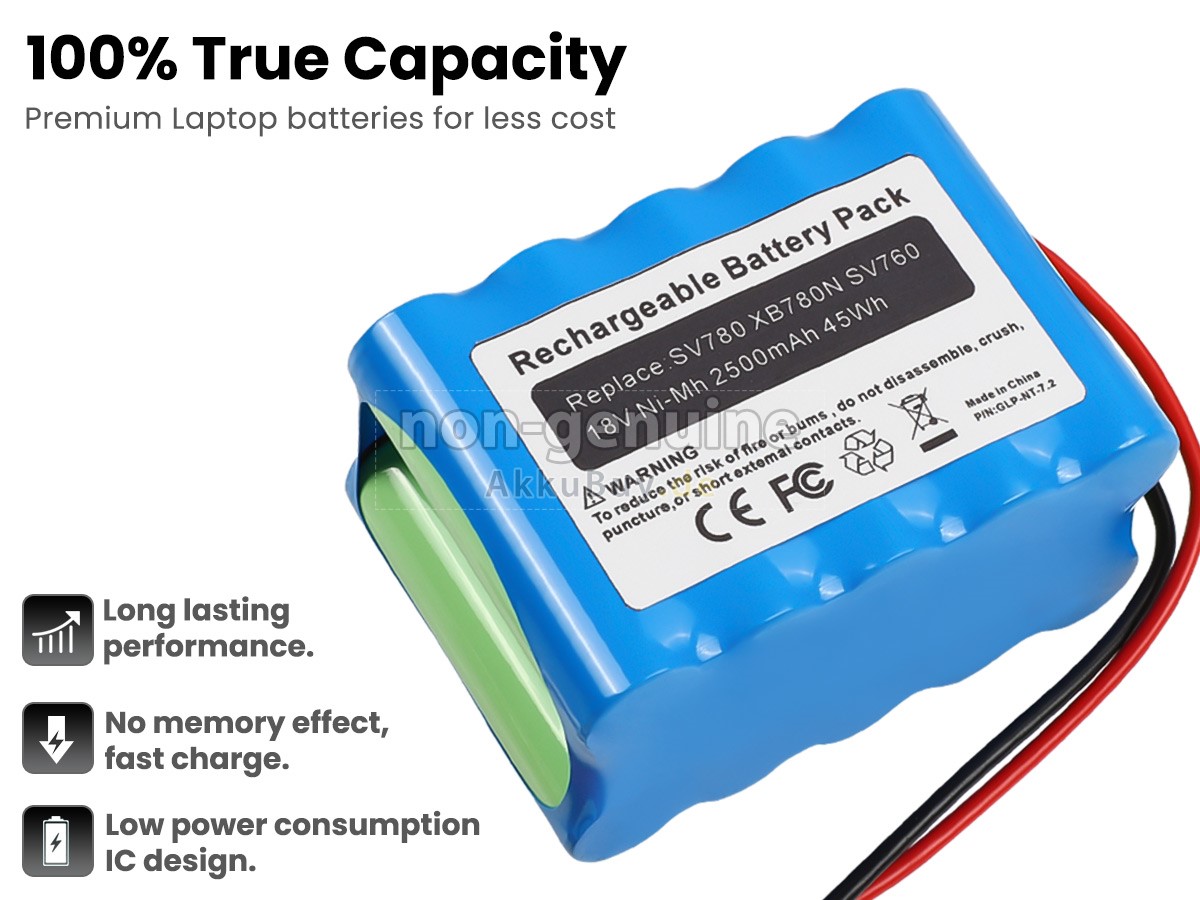 Shark SV760 Ersatzakku