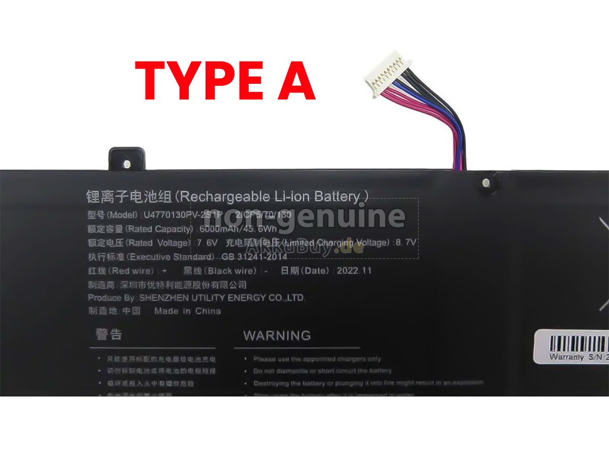 Teclast MEDION Akoya E15302 Ersatzakku