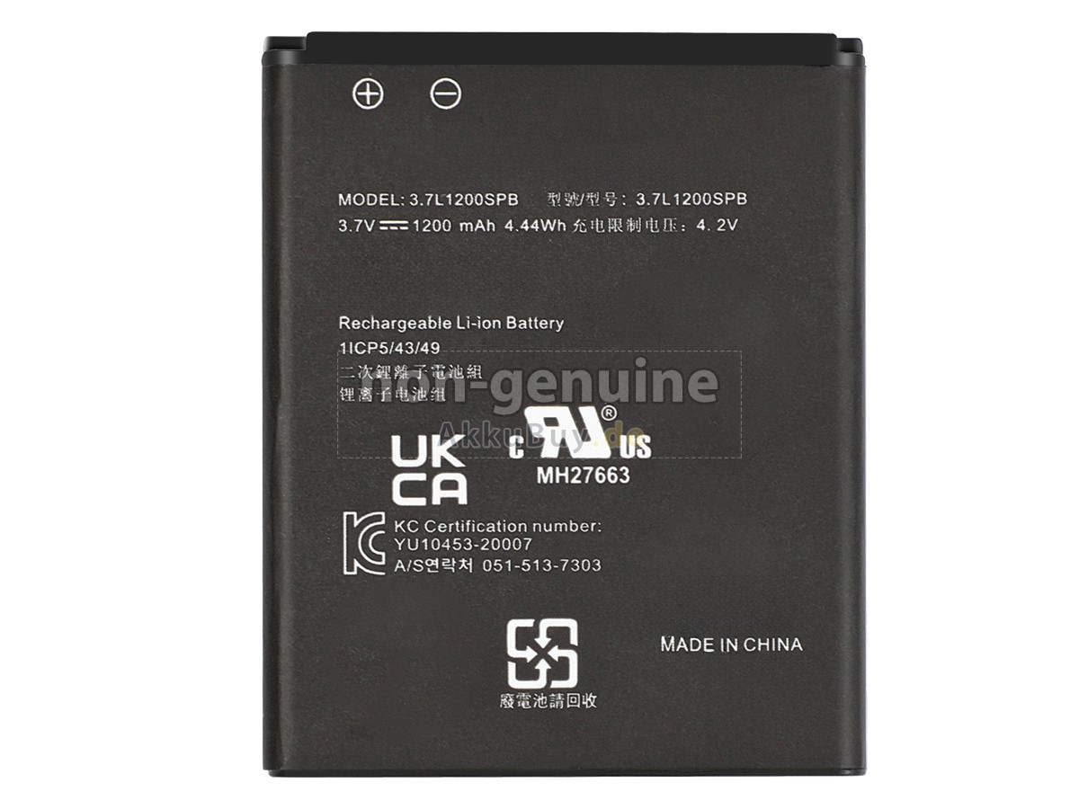 Texas Instruments 3.7L1200SP Ersatzakku