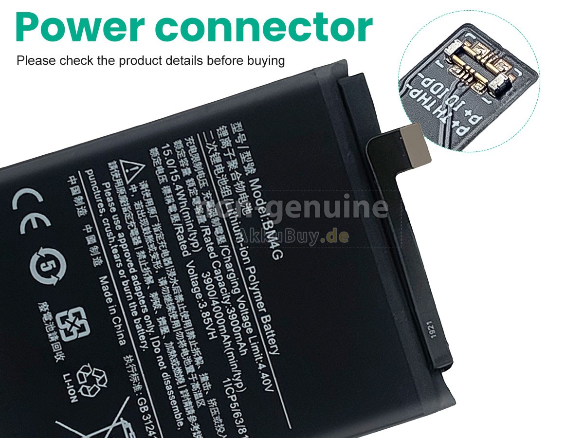 XiaoMi BM4G Ersatzakku