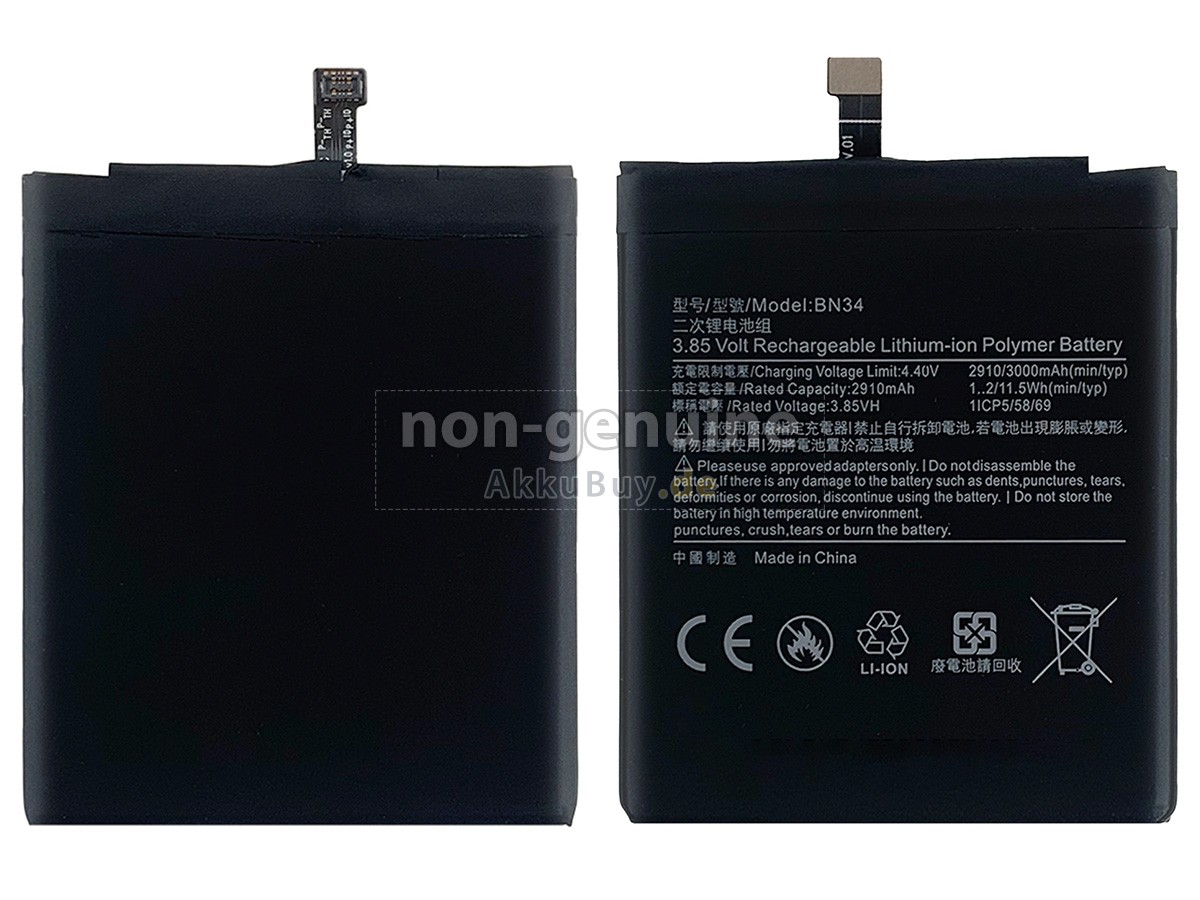 XiaoMi BN34 Ersatzakku