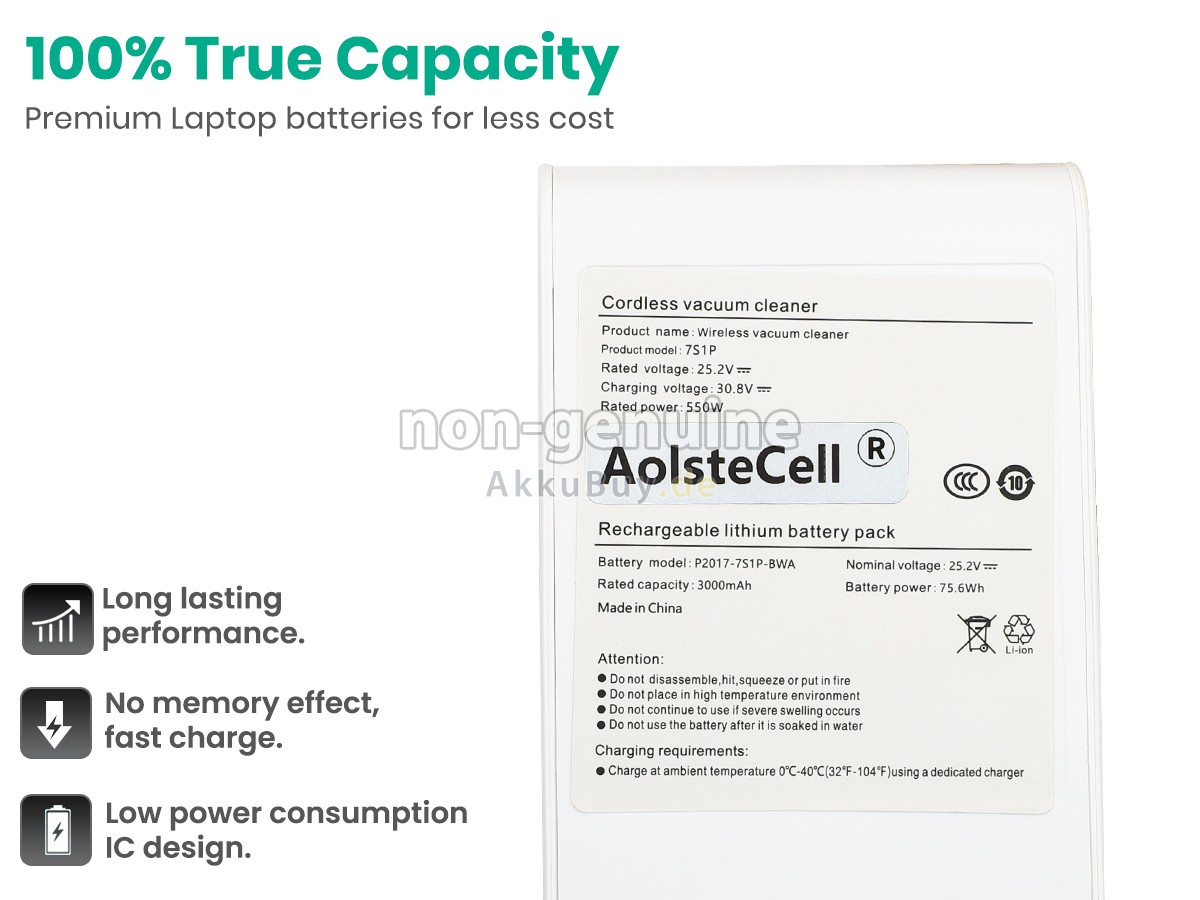 XiaoMi P2017-7S1P-BWA Ersatzakku