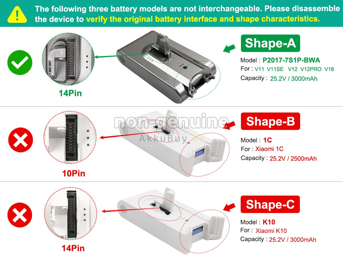 XiaoMi P2017-7S1P-BWA Ersatzakku