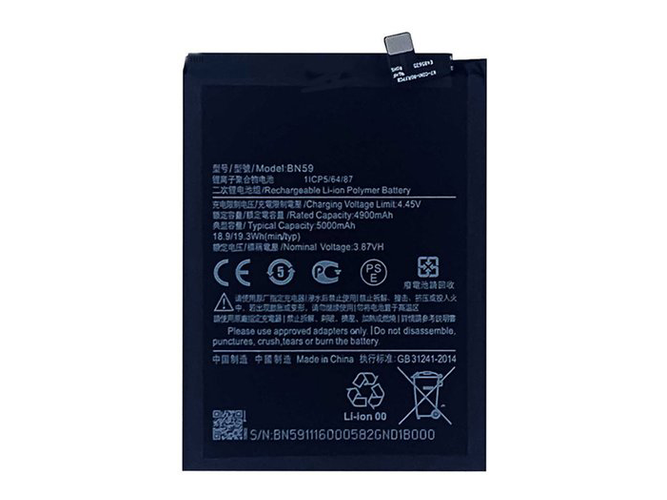 XiaoMi Note 10S Ersatzakku