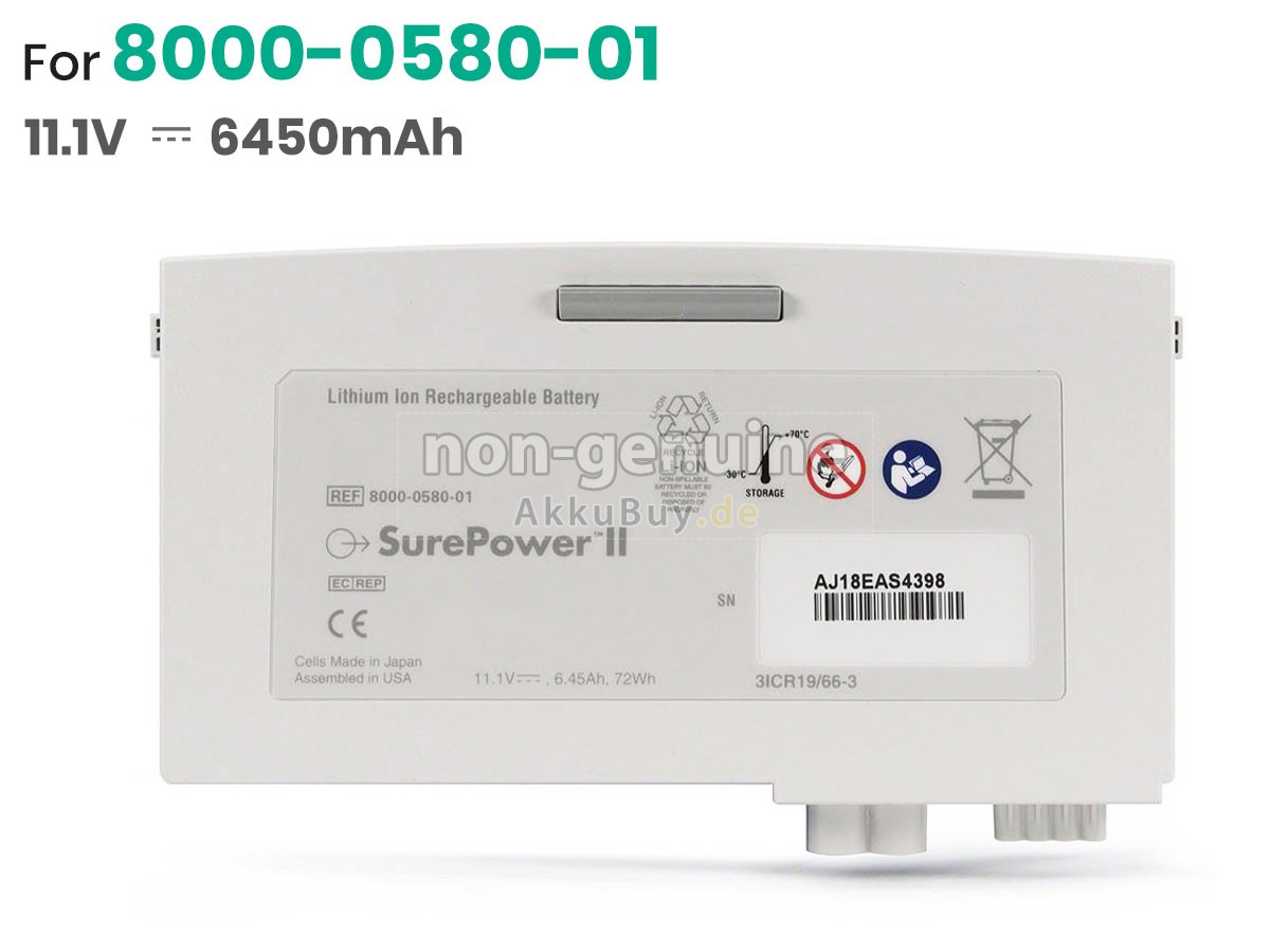 ZOLL 8000-0580-01 Ersatzakku