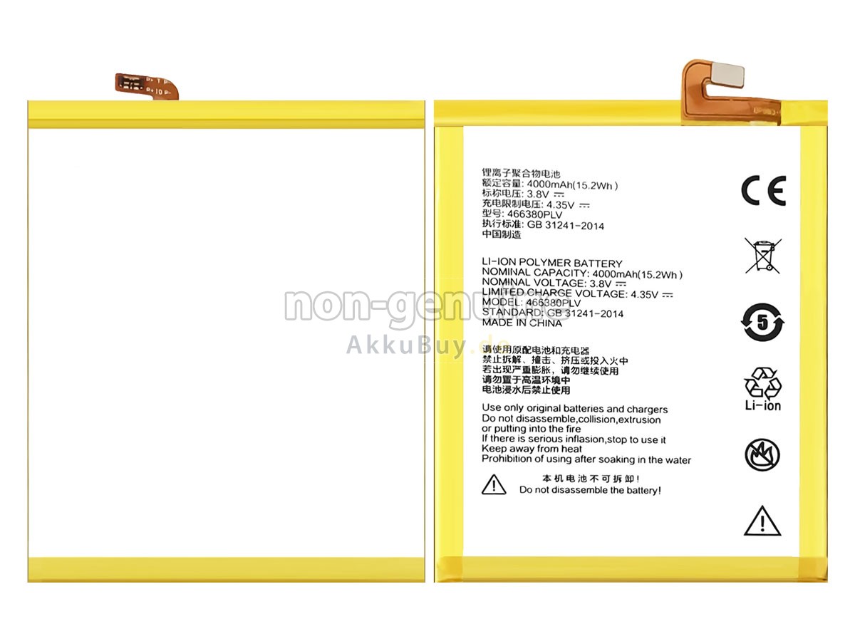 ZTE 466380PLV Ersatzakku