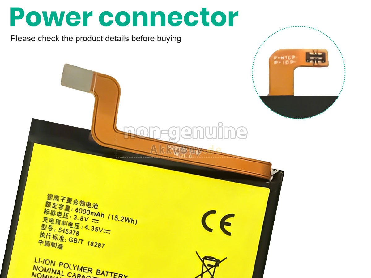 ZTE 545978 Ersatzakku