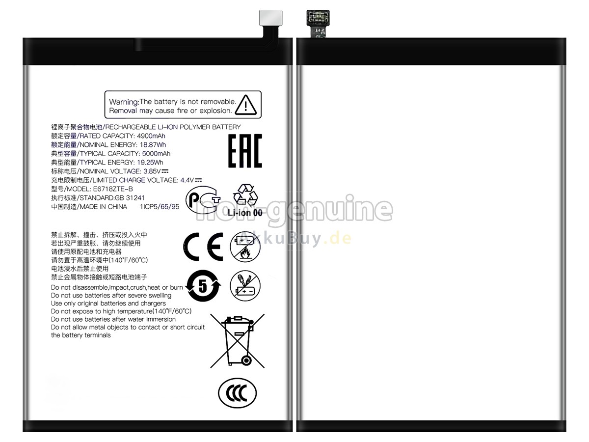 ZTE BLADE A35 Ersatzakku