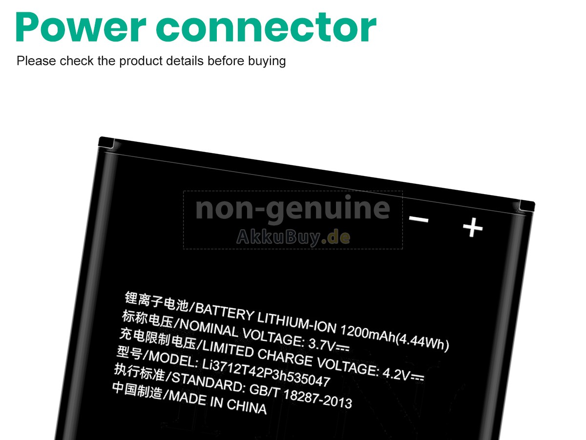 ZTE LI3712T42P3H535047 Ersatzakku