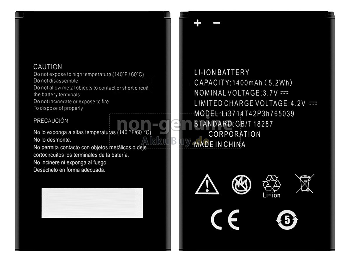 ZTE A5 Ersatzakku