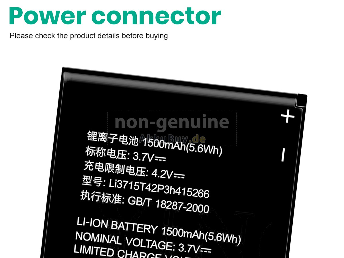 ZTE LI3715T42P3H415266 Ersatzakku