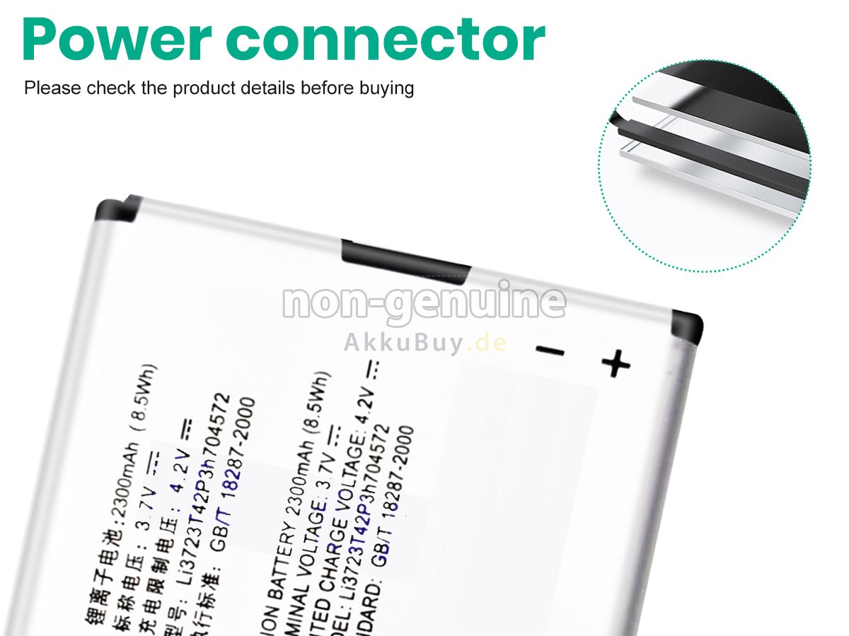 ZTE LI3723T42P3H704572 Ersatzakku